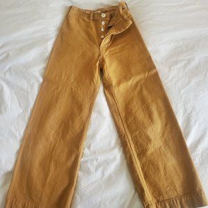 Jesse Kamm Sailor Pants Size 4 (Wheat)